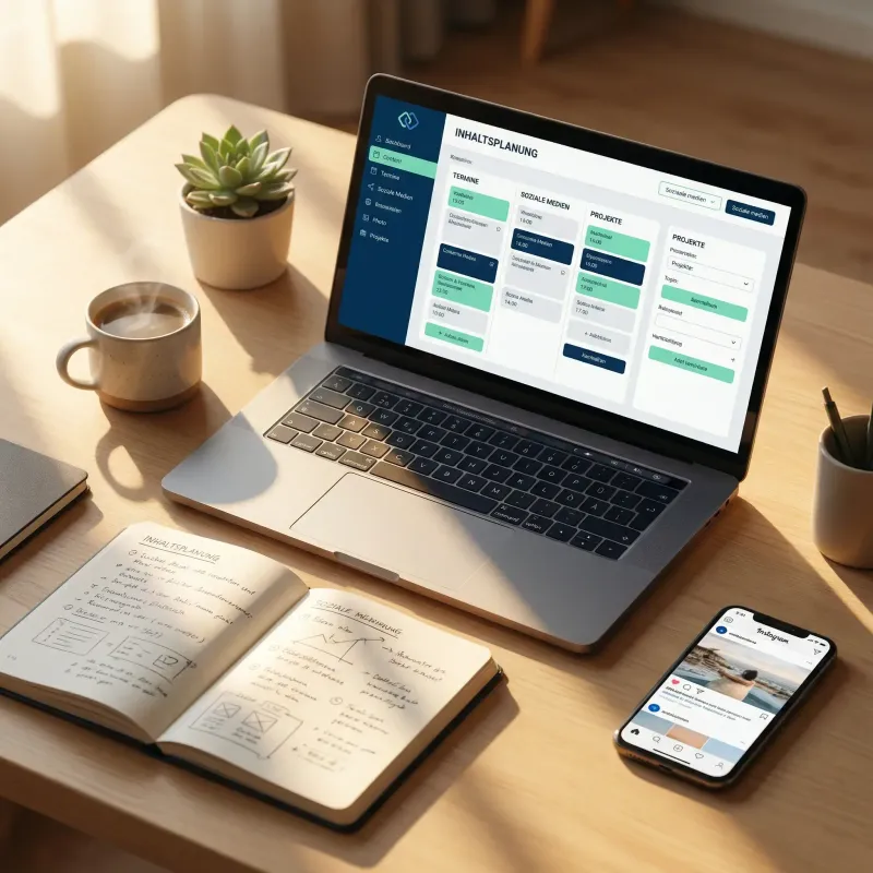 KI-gestützte Content-Skripte und Visuals