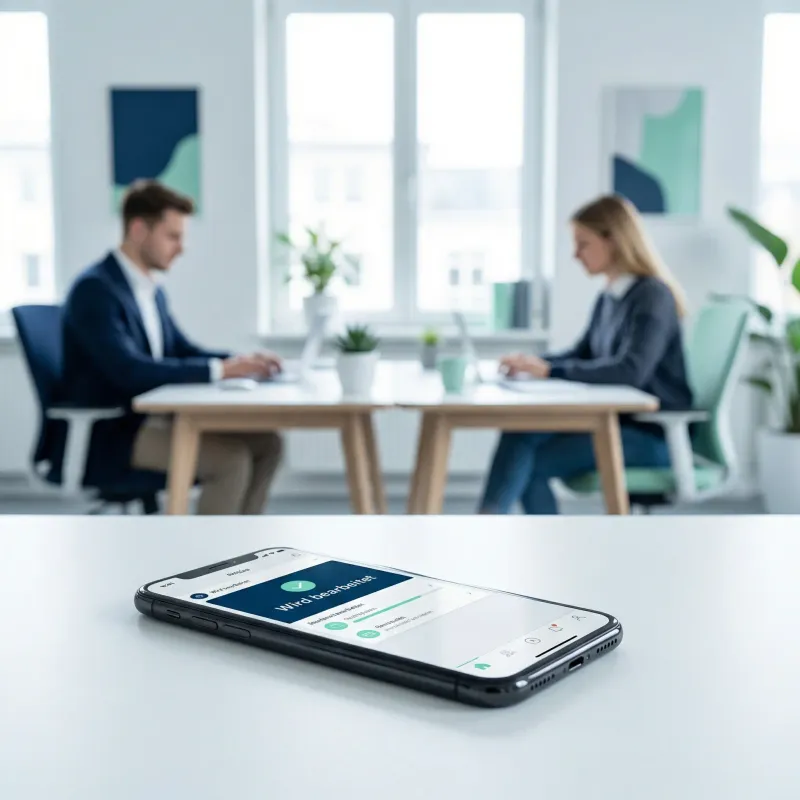 Stille im Büro – Ergebnisse im Kalender.